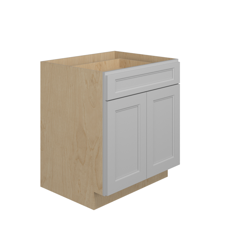 Edinburgh Ready to Assemble 30 in. W x 34.5 in. H x 24 in. D Plywood Base Cabinet w/(2) Roll-out Trays in Painted Stratus