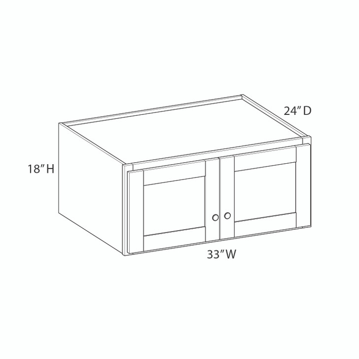 W3318X24B - BRUNSWICK WALNUT RTA