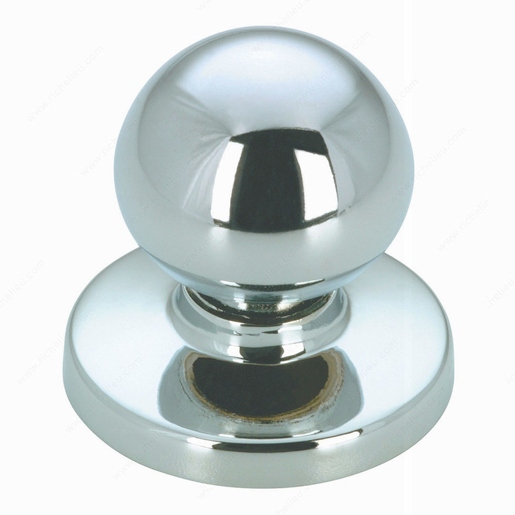 Knob Met.1 1/4"(8/32)Chrome