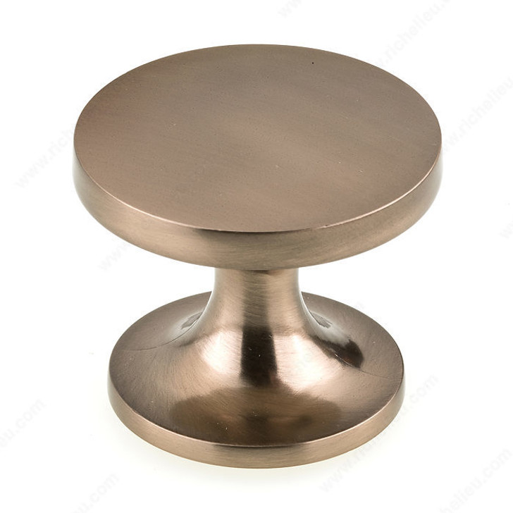 Metal Wardrobe Knob-Champagne Bronze-44Mm-8/32