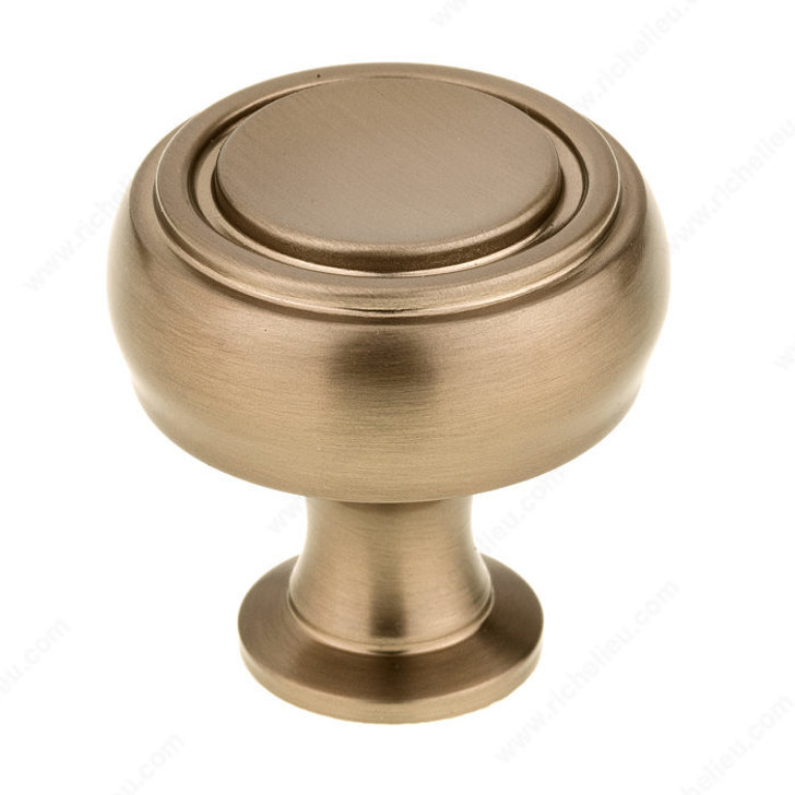 Metal Knob-Champagne Bronze-33Mm-8/32