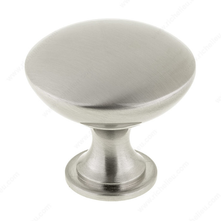 Metal Knob-Brushed Nickel-40Mm-8/32