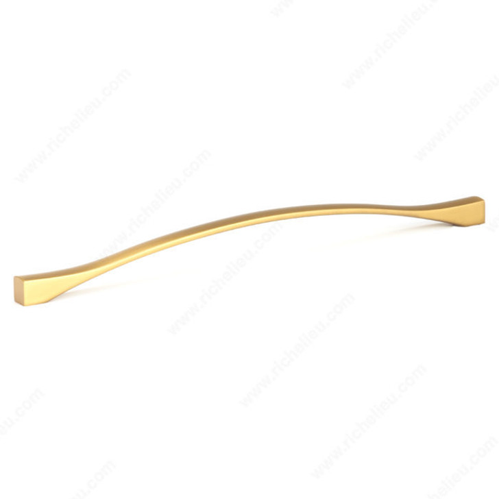 Pull Metal 224Mm Aurum Brushed Gold