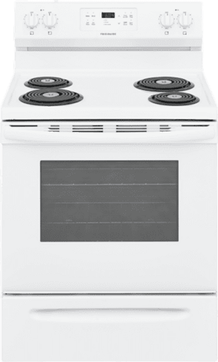 FFEF3016VW - Good 3A FRIGIDAIRE - 30" ELECTRIC COIL RANGE  - SELF CLEAN OVEN - WHITE