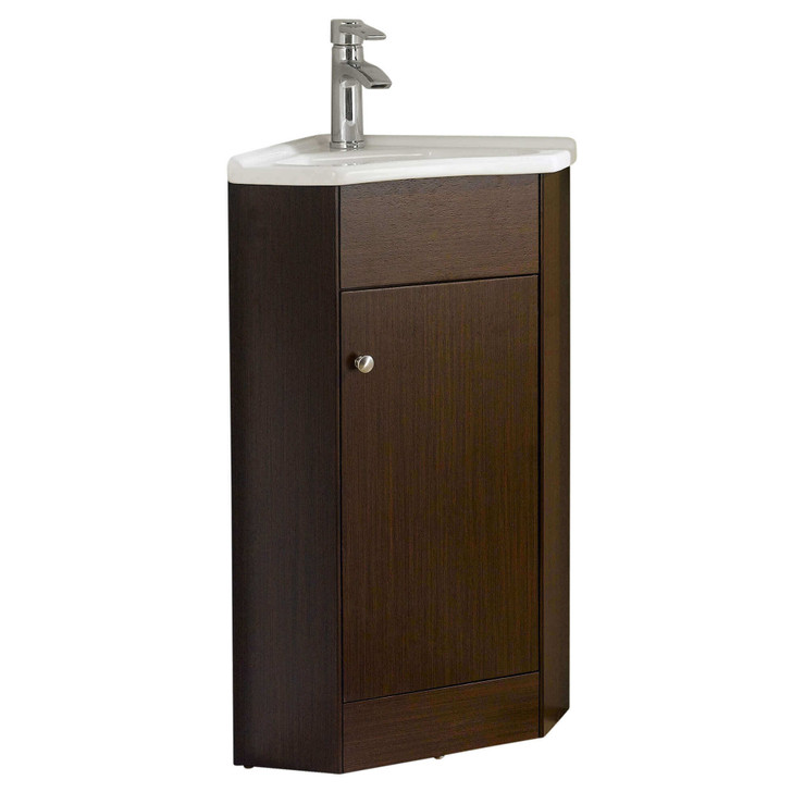 EN22WE - FINE FIXTURES ENGLEWOOD 15" WENGE VANITY W 15 1/4