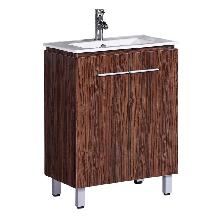 GR24BW - FINE FIXTURES GREENPOINT 24" BLACK WALNUT VANITY