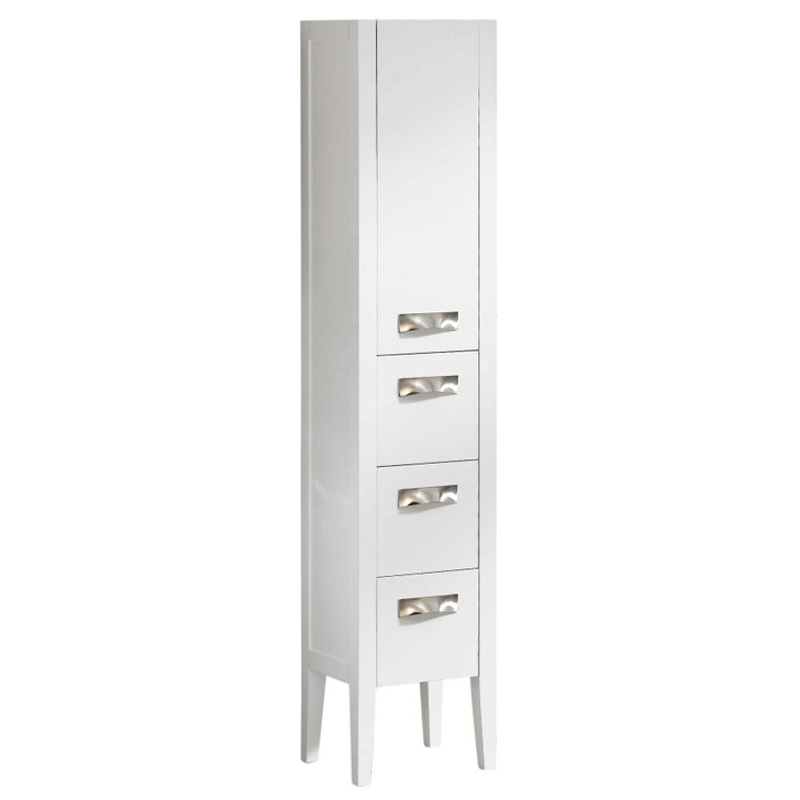 MA18WH - FINE FIXTURES MANCHESTER 14" WHITE LINEN CABINET