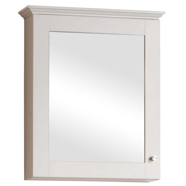 BS2025W - FINE FIXTURES SHAKER 22" WHITE MEDICINE CABINET