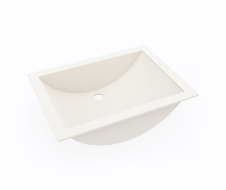 UL-1913 (BISQUE) - SWANSTONE UNDERMOUNT LARGE OVAL BOWL LAVATORY SINK