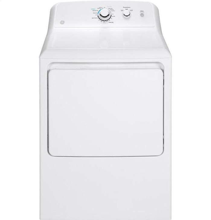 GTD33EASKWW - GE 7.2 cu. ft. Capacity aluminized alloy drum Electric Dryer