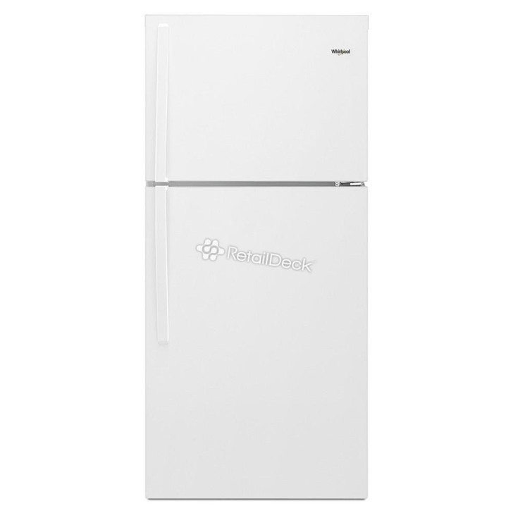 WRT549SZDW - White-Color - 19.0TF-G , H-65.88 X W-29.75 X Depth W/o Door-28.88 Top Freezers Whirlpool