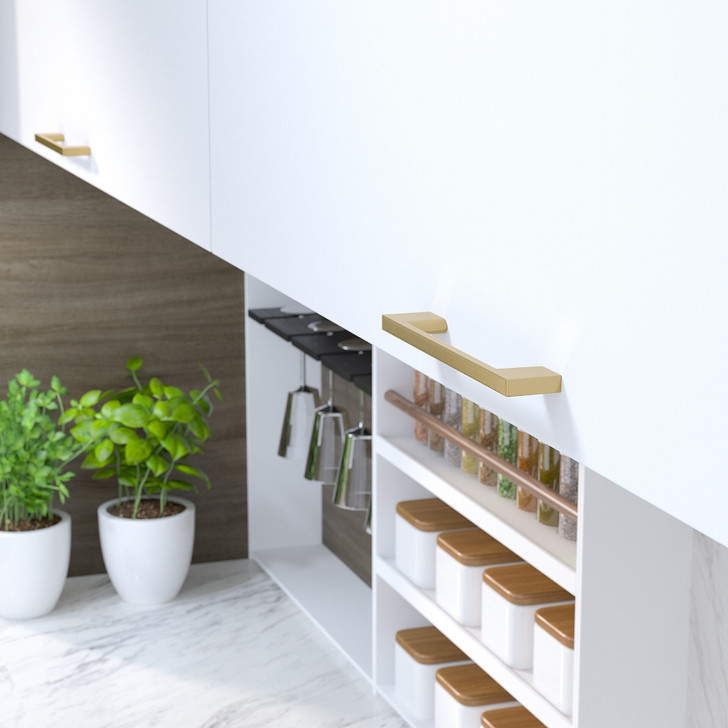 BP8160128CHBRZ - Modern Metal Pull - 8160 | Express Kitchens