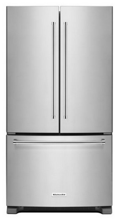 KRFC300ESS - KitchenAid - 20 Cu. Ft. French Door Counter-Depth Refrigerator - Stainless Steel