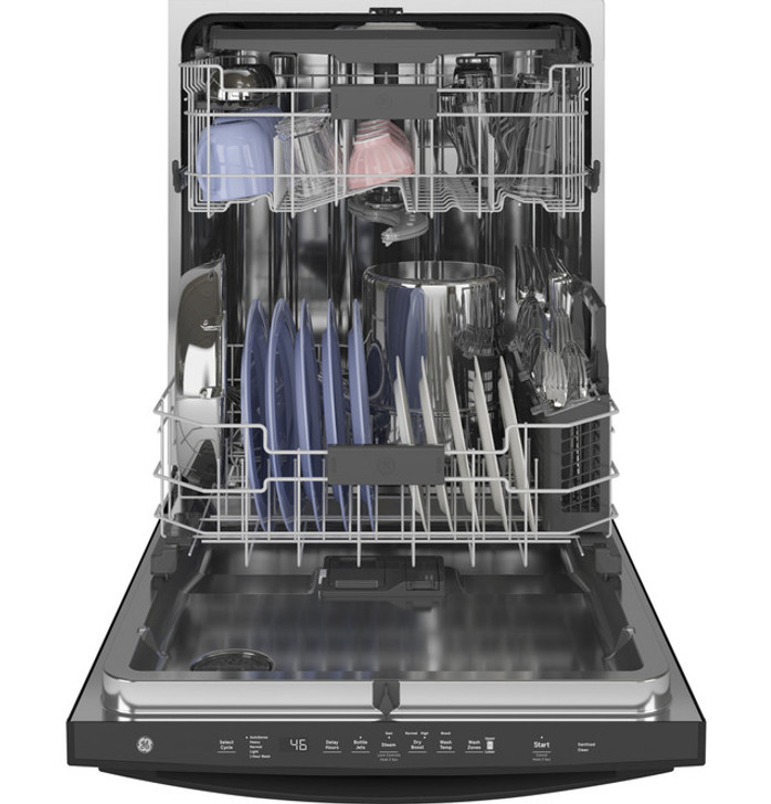 GDT665SGNBB - GE® ENERGY STAR® Top Control with Stainless Steel Interior Dishwasher with Sanitize Cycle & Dry Boost with Fan Assist