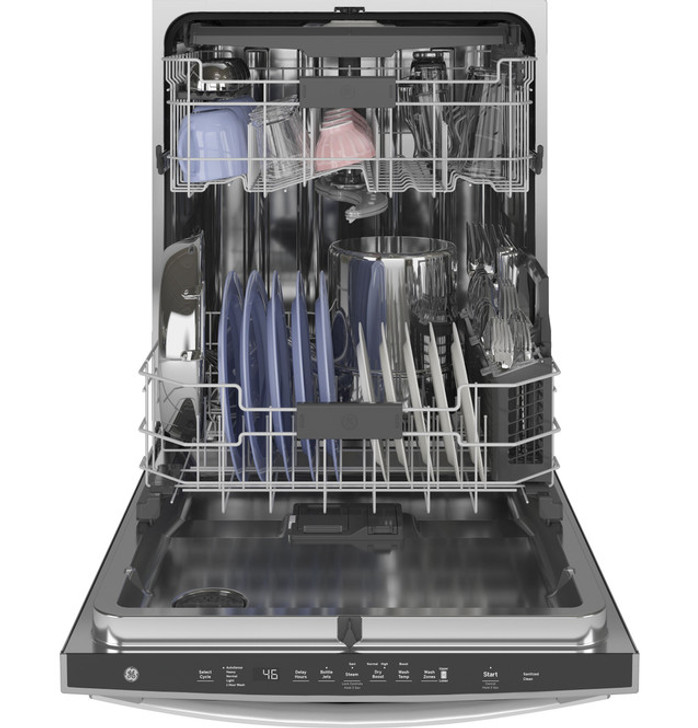 GDT665SSNSS - GE® ENERGY STAR® Top Control with Stainless Steel Interior Dishwasher with Sanitize Cycle & Dry Boost with Fan Assist