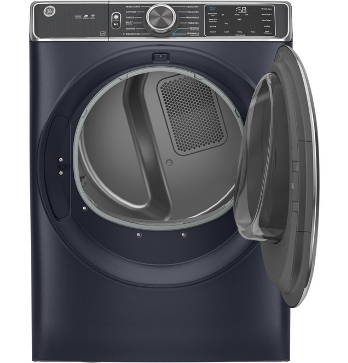 GFD85ESPNRS - GE® ENERGY STAR® 7.8 cu. ft. Capacity Smart Front Load Electric Dryer with Steam and Sanitize Cycle