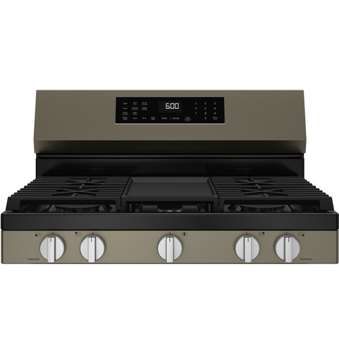 GGF600AVES - GE® 30" Free-Standing Gas Convection Range with No Preheat Air Fry and EasyWash Oven Tray