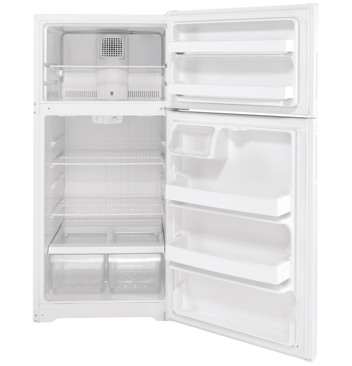 HPE16BTNRWW - Hotpoint® ENERGY STAR® 15.6 Cu. Ft. Recessed Handle Top-Freezer Refrigerator