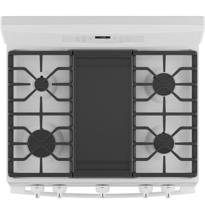 JGB735DPWW - GE® 30" Free-Standing Gas Convection Range with No Preheat Air Fry