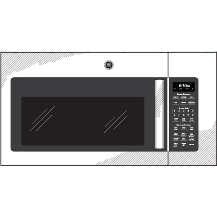 JVM7195EKES - GE® 1.9 Cu. Ft. Over-the-Range Sensor Microwave Oven