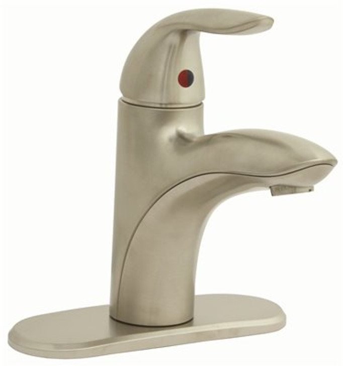 3577647 - PREMIER® WATERFRONT™ LAVATORY FAUCET SINGLE HANDLE, LESS POP-UP, BRUSHED NICKEL