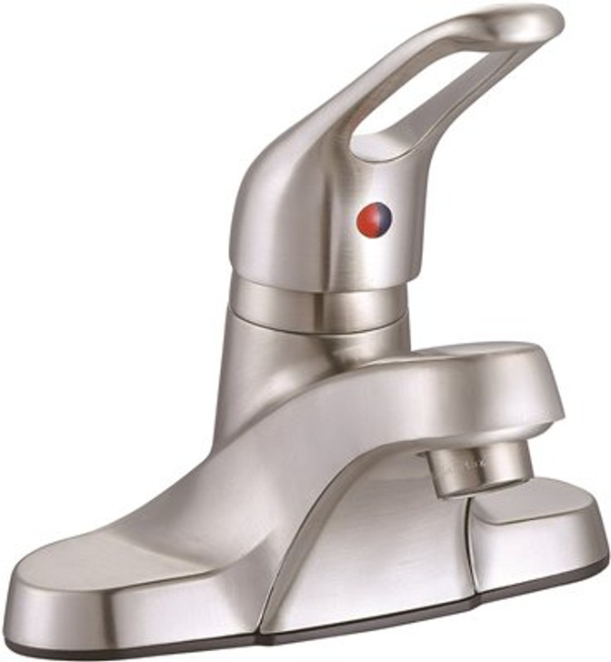 3552580 - PREMIER® BAYVIEW™ SINGLE-HANDLE CENTERSET LAVATORY FAUCET WITH POP-UP, PVD BRUSHED NICKEL