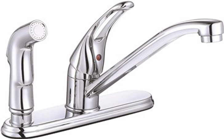 3552568 - PREMIER® BAYVIEW™ SINGLE-HANDLE KITCHEN FAUCET WITH SIDE SPRAY ON DECK, CHROME