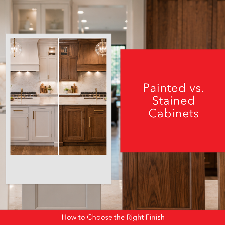 Painted vs. Stained Cabinets: How to Choose the Right Finish