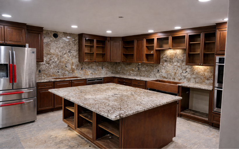 Before kitchen remodel – outdated kitchen awaiting renovation