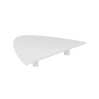 55566430 - White Modern Metal Pull - 5556 | Express Kitchens