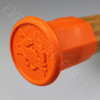 East Coast Dyes Lacrosse End Cap - Orange