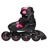 Roces Jokey 2.0 Girl's Adjustable Inline Hockey Skates - Black, Pink