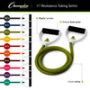 Champion Sports Resistance Band Tubing - 5 Different Resistance Weights from 20 to 100 lbs