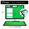 Champion XL 2-Sided Soccer Coaches Board - 16" x 12" x 1"