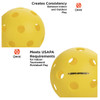 Onix Fuse Indoor 6 Ball Pickleball Pack