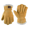 Wells Lamont 990 Cold Weather Deerskin Leather Sherpa Lined Winter Gloves