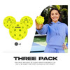 Franklin Silent Serve Noise Reduction Pickleballs - 3 Ball Pack