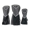 IZZO Golf 3 Piece Golf Club Headcover Set - Assorted Colors