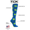 TCK Polkadot Over the Calf Socks - Various Colors & Sizes
