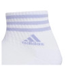 adidas Women's Cushioned 3-Stripe 3.0 High Quarter Socks 3-Pack - Various Colors