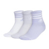 adidas Women's Cushioned 3-Stripe 3.0 High Quarter Socks 3-Pack - Various Colors