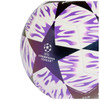 adidas 2026 UEFA Champions League Budapest 26 Final Club Ball - White, Purple, Iridescent Black