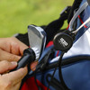 Izzo Golf Club Brush Duo with Retractable Cord