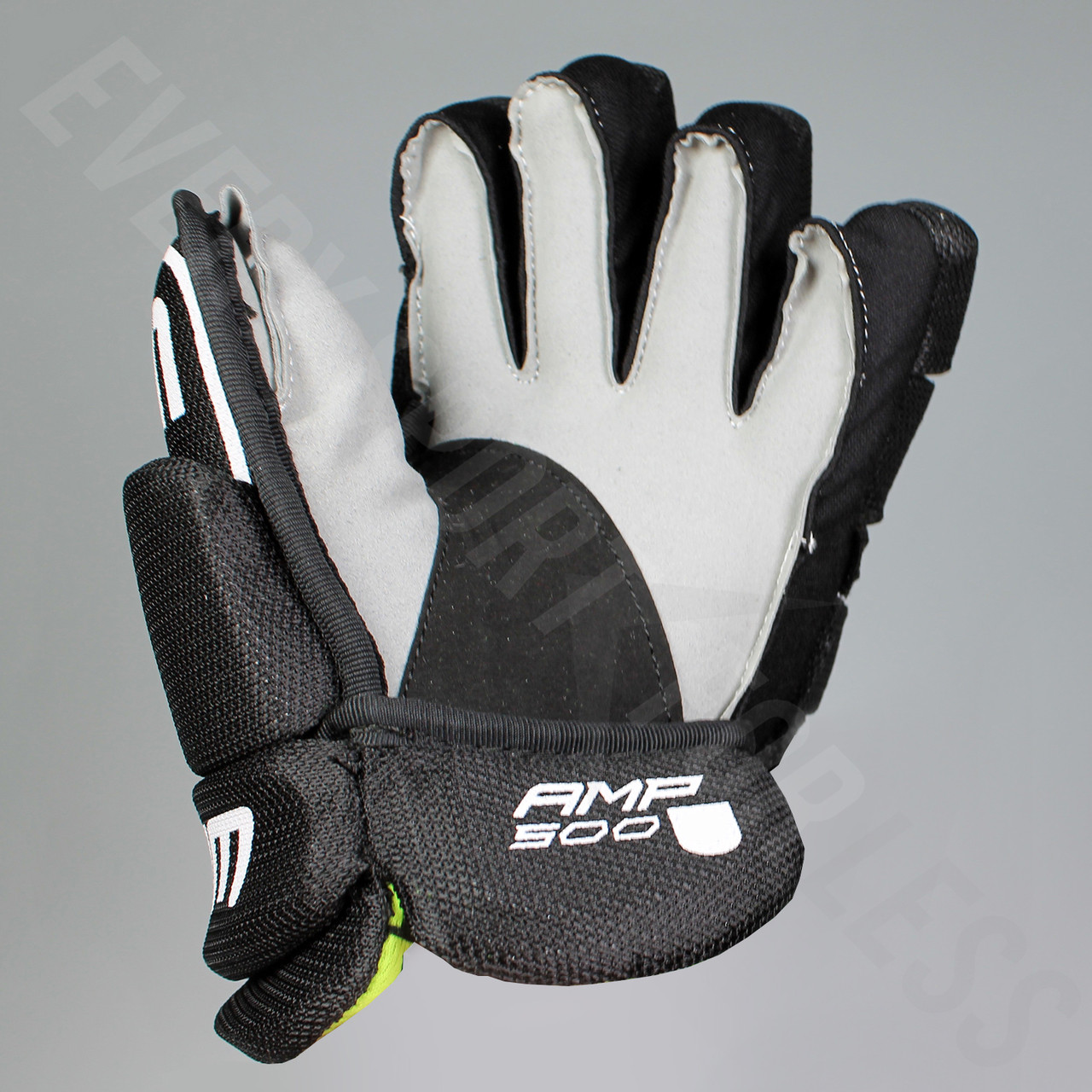 Winnwell AMP500 Junior Hockey Gloves - Black | Best Price