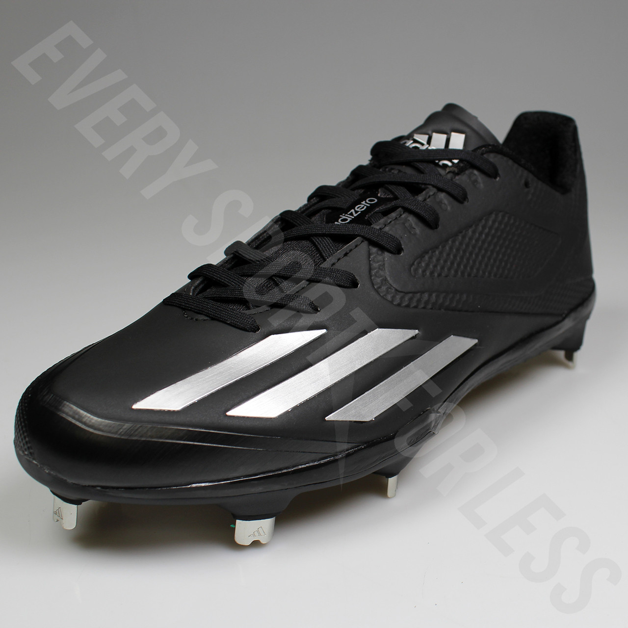 All black store adidas baseball cleats