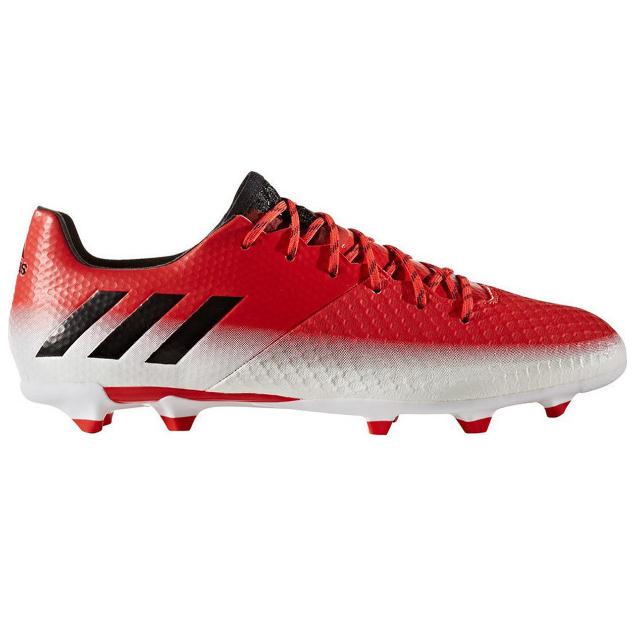 red and white soccer cleats