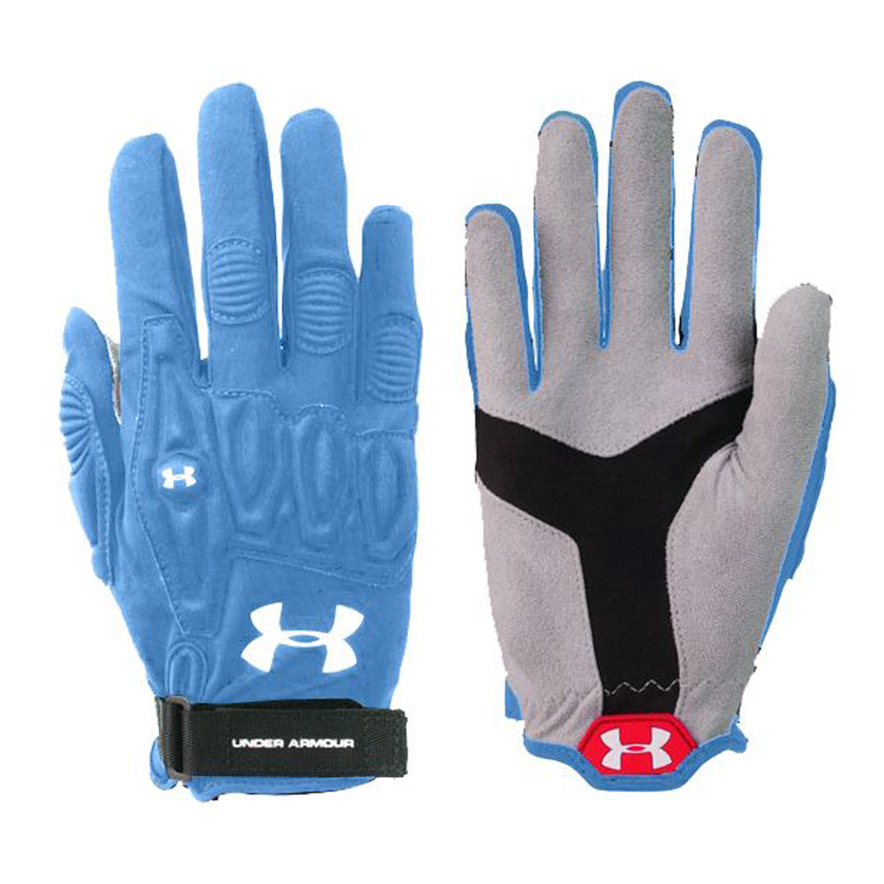 carolina blue football gloves