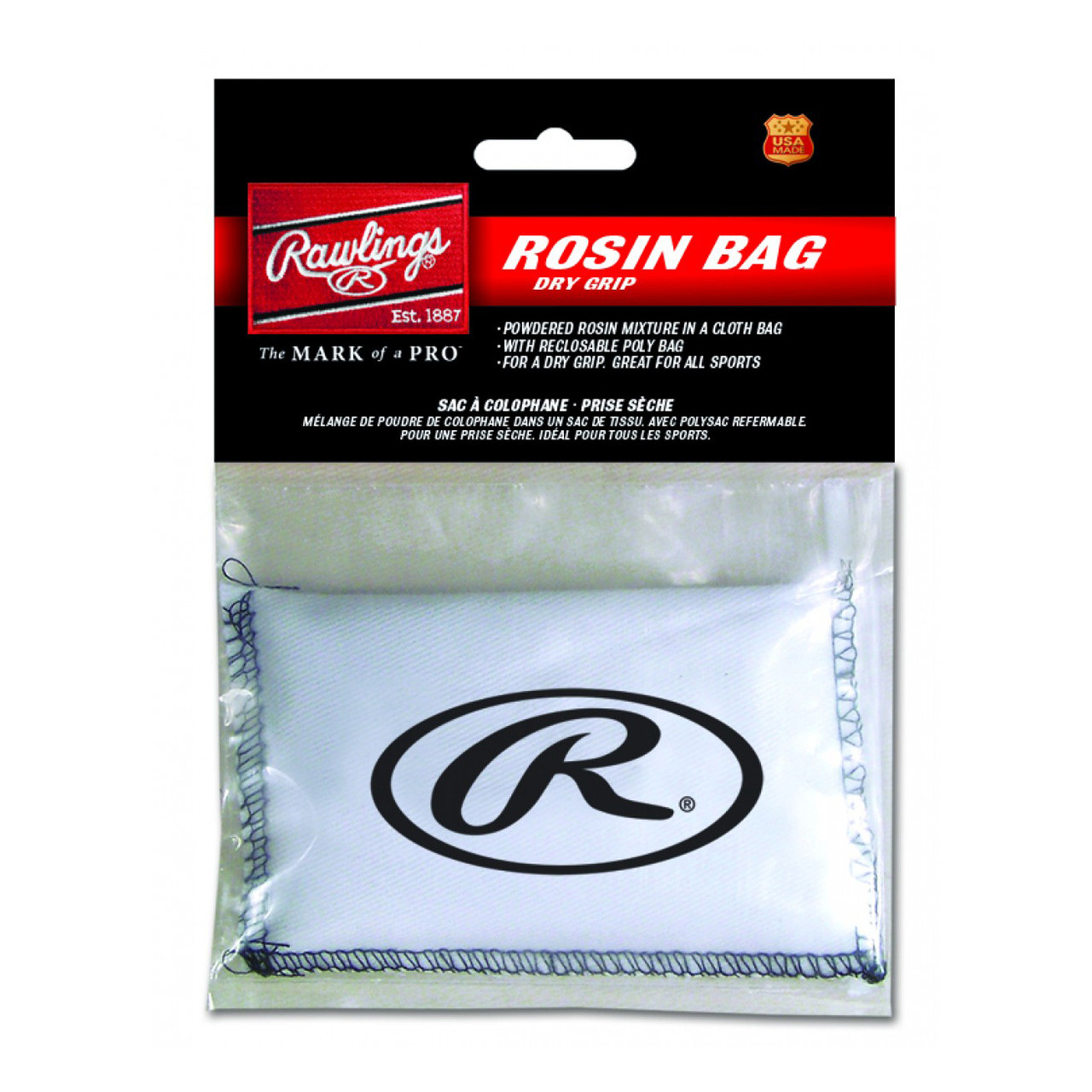 Baseball Rosin Bag  Rawlings Dry Grip Rosin Bag