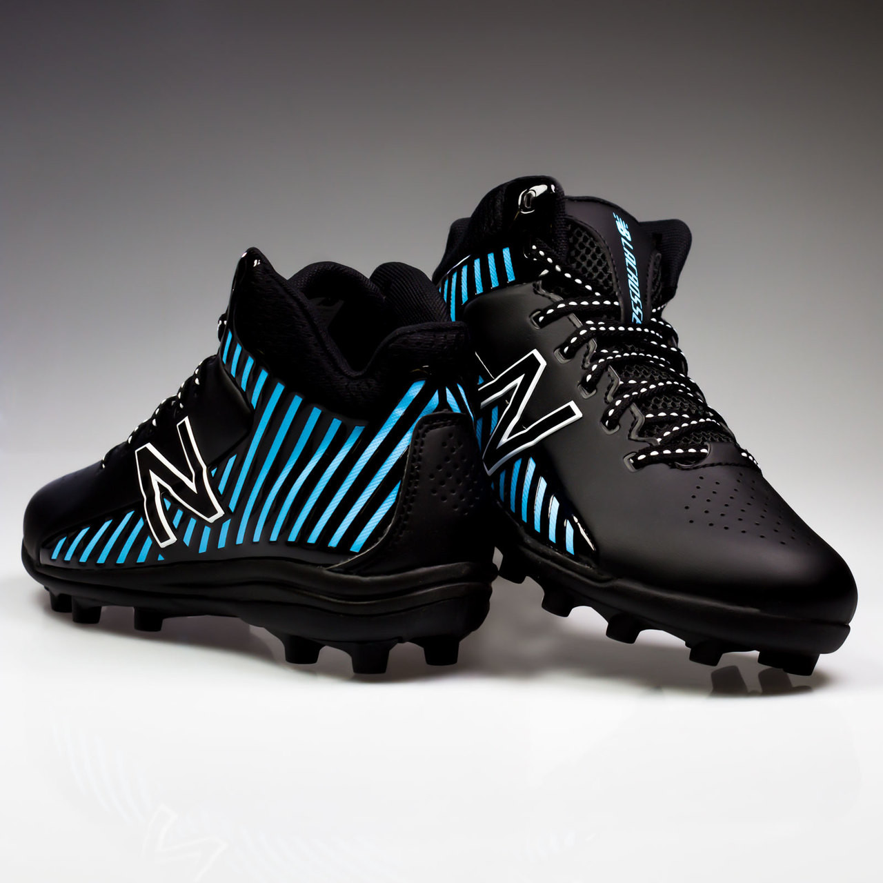  New  Balance  Rush Boys Lacrosse Cleats  Black Best Price