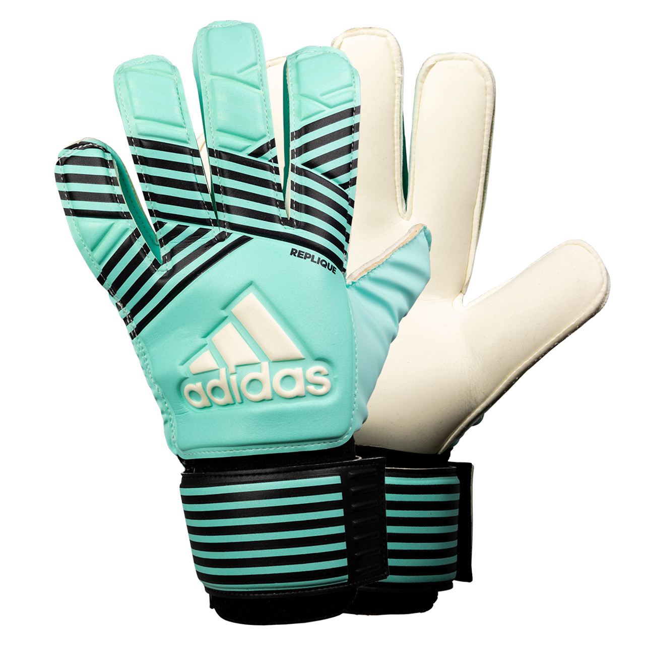 Adidas Ace Replique Soccer Goalie Gloves | Aqua & Navy